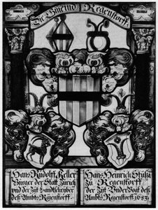 Wappenſcheibe tekijältä Hans Wilhelm Wolf